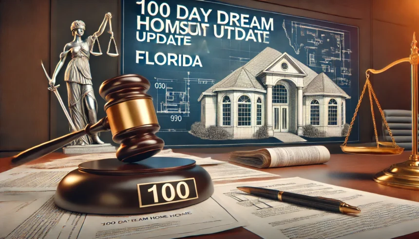 100 Day Dream Home lawsuit update today in Florida