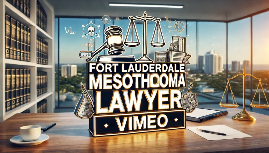 "Expert legal assistance with Fort Lauderdale mesothelioma lawyer Vimeo resources."